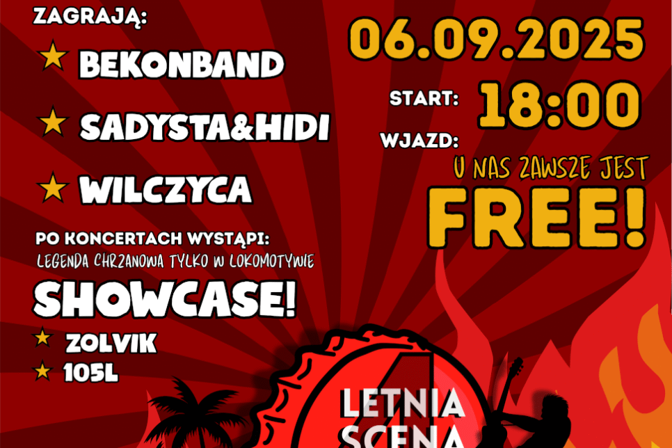 Pożegnanie lata z Lokomotywą. Gmina Trzebinia