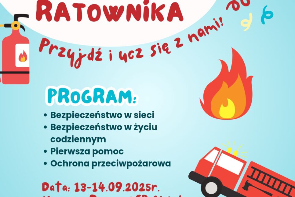 Vademecum Małego Ratownika – bezpłatne warsztaty dla dzieci i młodzieży. Gmina Kocmyrzów-Luborzyca