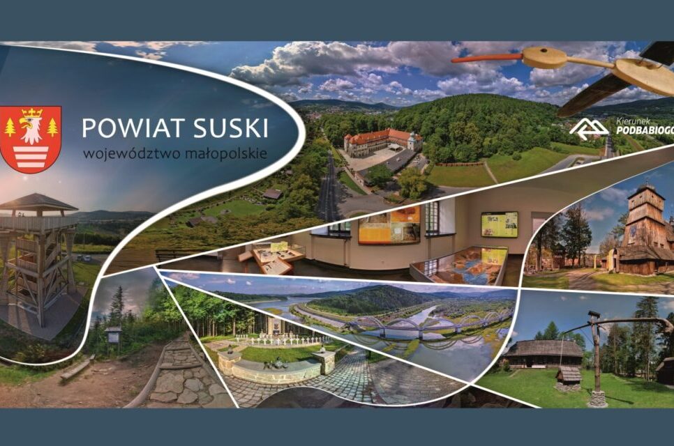 Zapraszamy na wirtualne zwiedzanie powiatu suskiego. Powiat suski