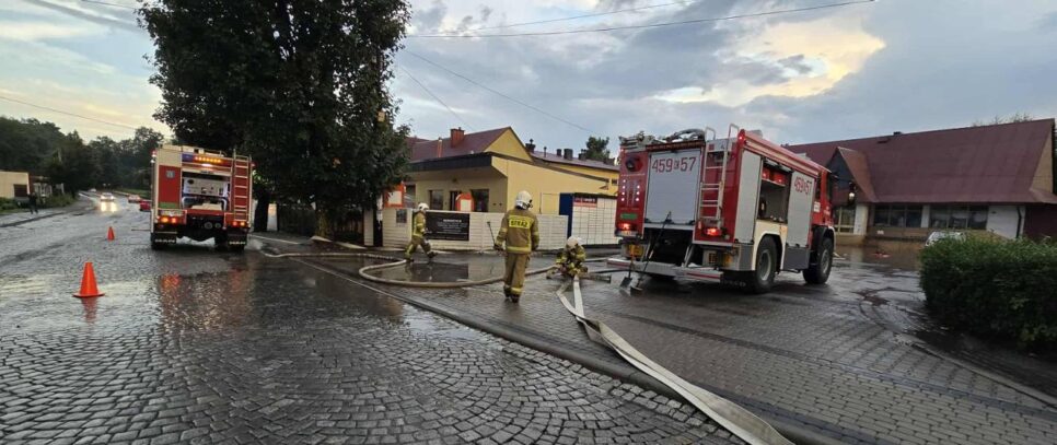 Czwartkowe popołudnie pełne wyzwań dla OSP Tymbark i Podłopień. Gmina Tymbark