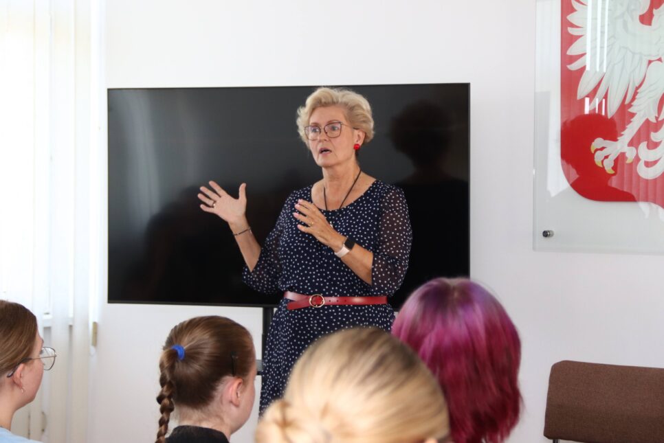 Z uczniami o postawie obywatelskiej. Małopolska