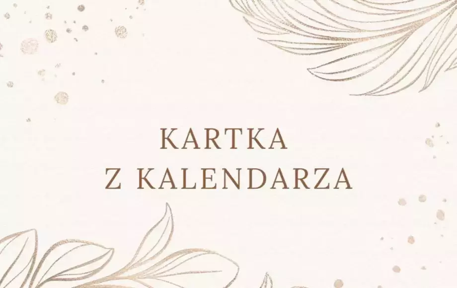 Kartka z kalendarza. Gmina Nowy Wiśnicz