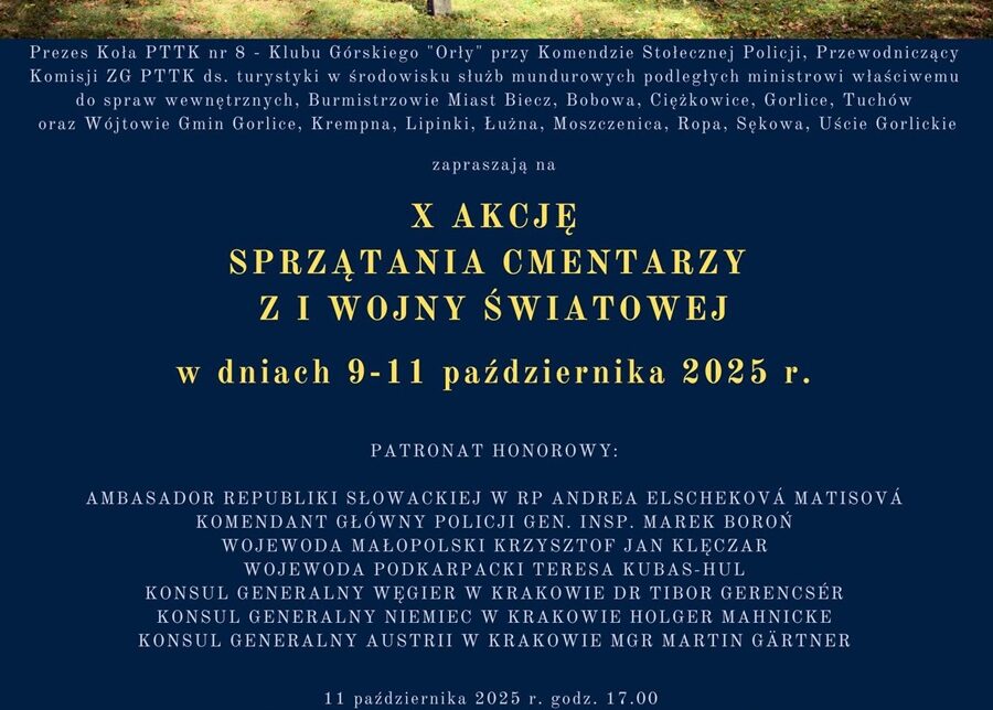 X Akcja Sprzątania Cmentarzy. Gmina Sekowa