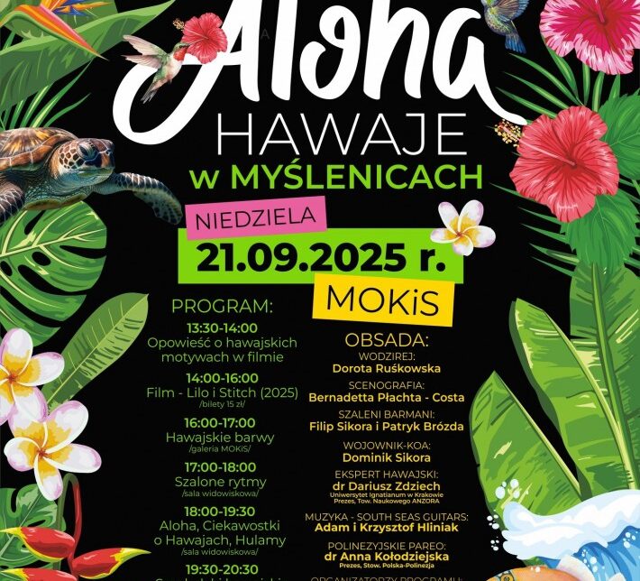 Aloha! Hawajski wieczór w MOKiS. Gmina Myślenice