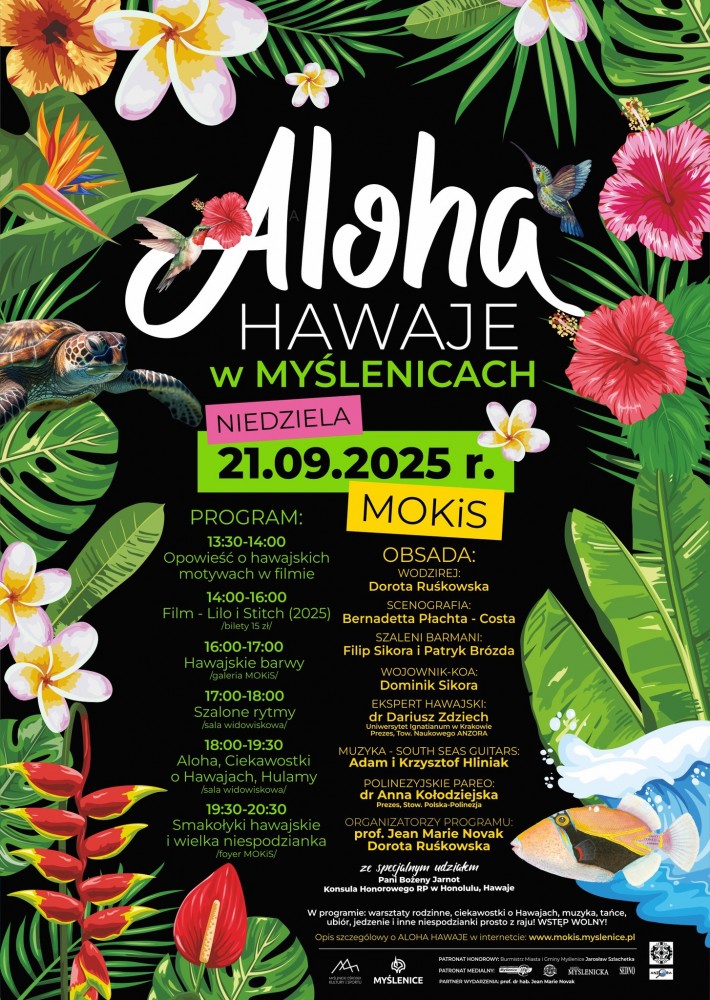 Aloha! Hawajski wieczór w MOKiS. Gmina Myślenice