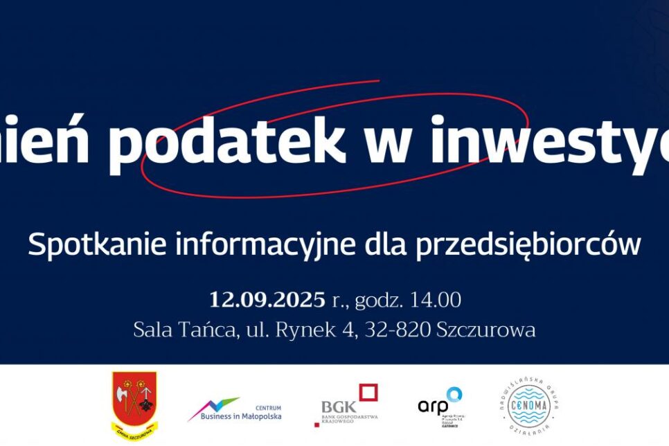 Spotkanie z przedsiębiorcami. Gmina Szczurowa