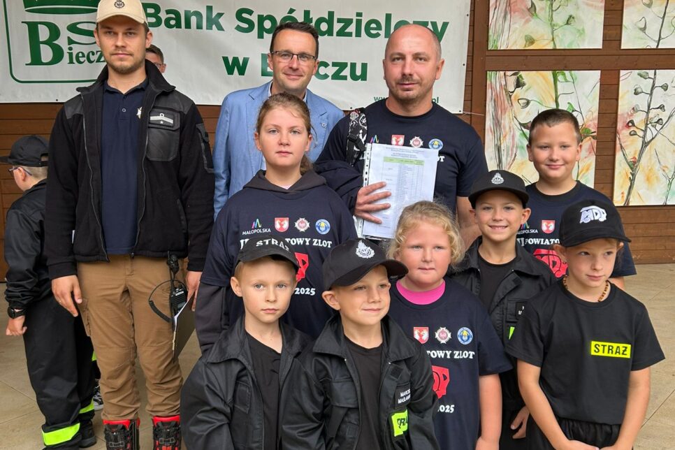 Młodzi Strażacy z Gminy Sękowa na III Powiatowym Zlocie MDP – Wysowa-Zdrój 2025. Gmina Sekowa