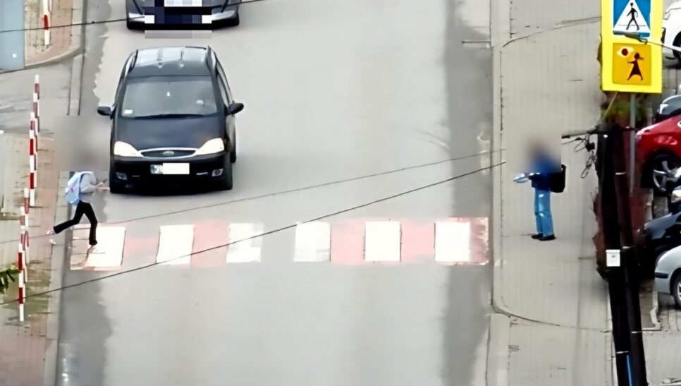 „Bezpieczna droga do szkoły” – działania policjantów ruchu drogowego. Limanowa