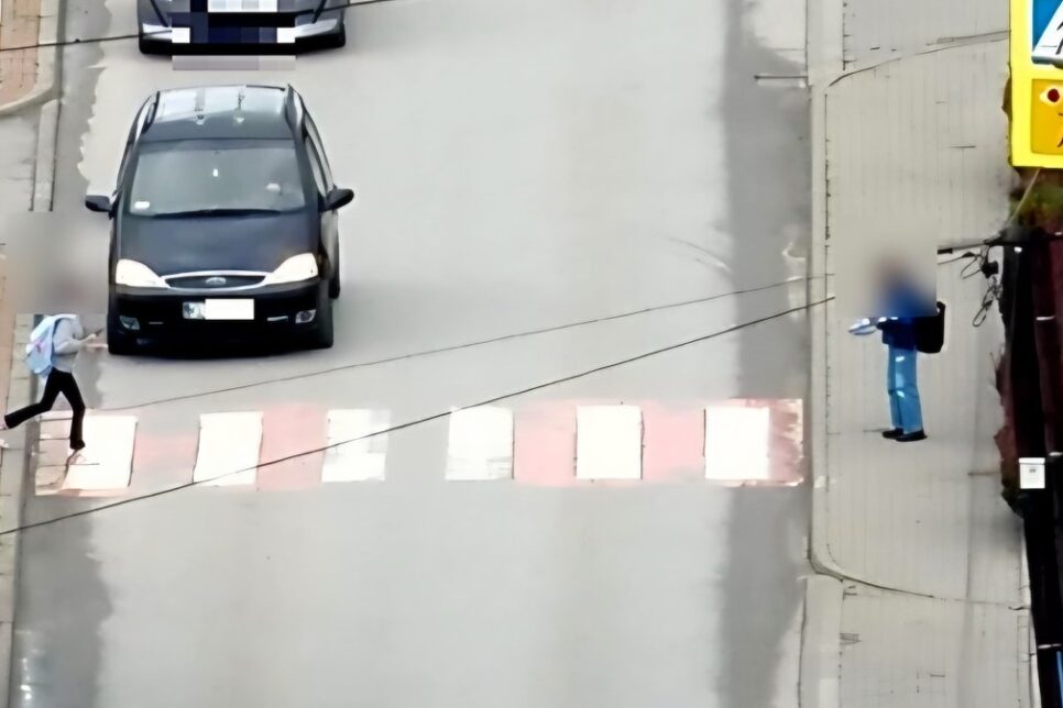 „Bezpieczna droga do szkoły” – działania policjantów ruchu drogowego. Limanowa