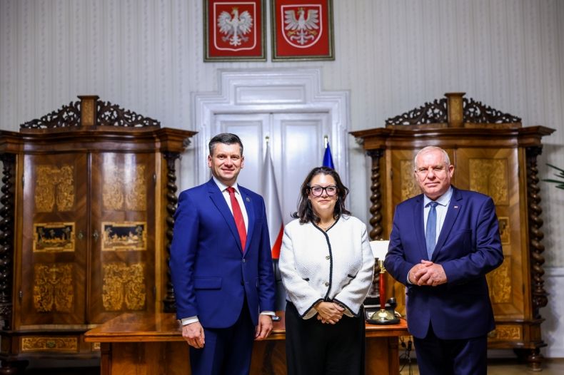 Spotkanie z Konsul Generalną Stanów Zjednoczonych Ameryki. Małopolska