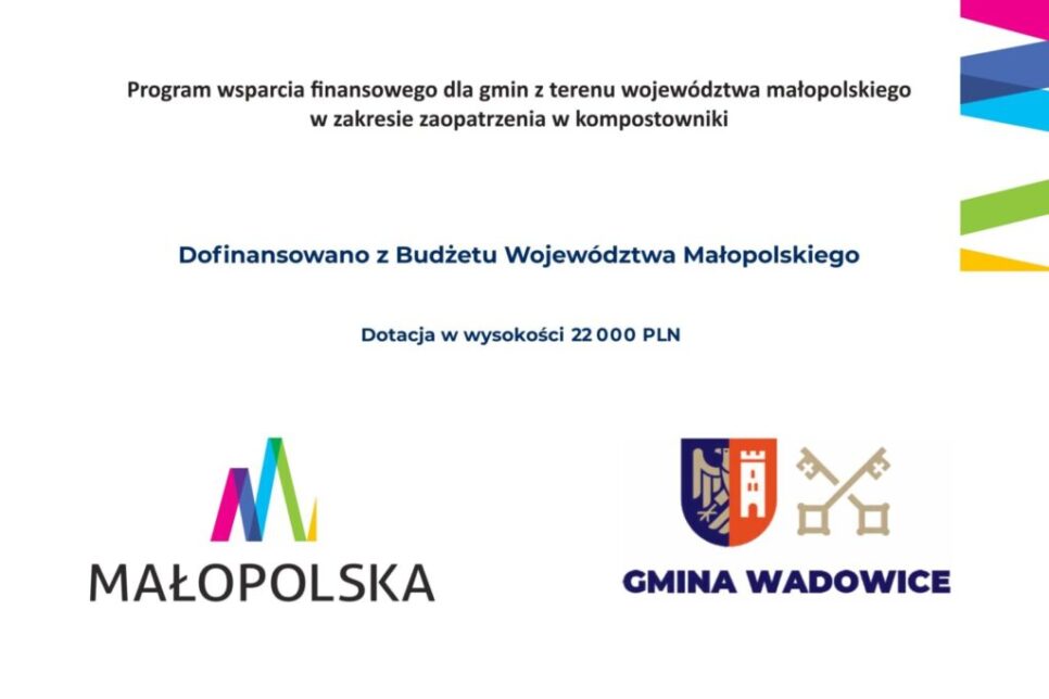 Dodatkowy nabór wniosków- bezpłatne przekazanie kompostowników. Wadowice