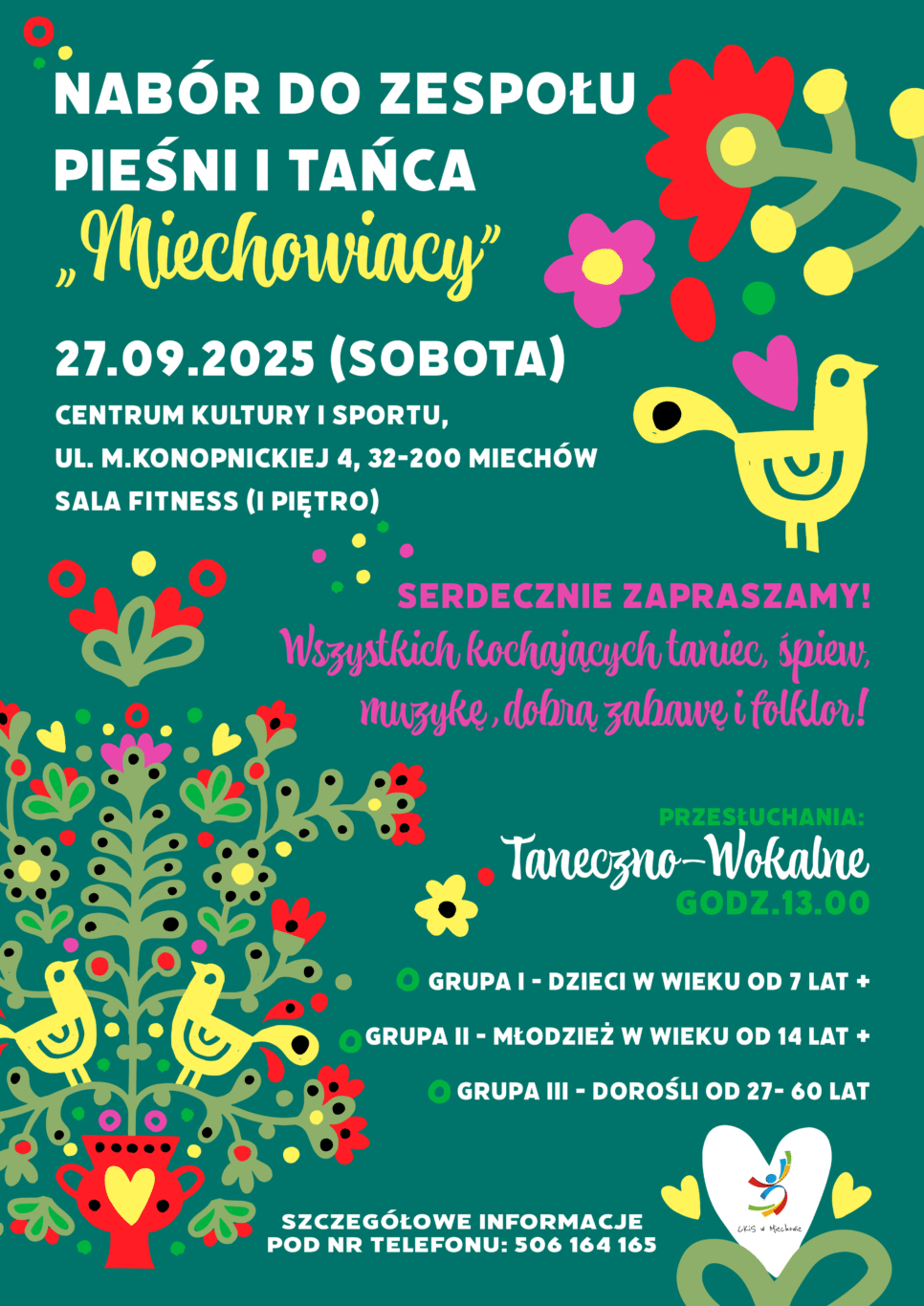 Nabór do ZPiT Miechowiacy!. Gmina Miechów