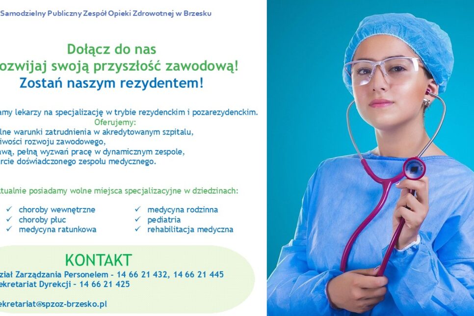 Zaproszenie na specjalizcję. Brzesko