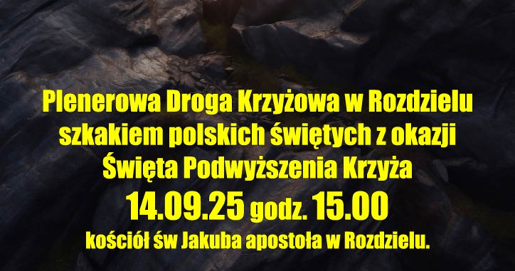 Plenerowa Droga Krzyżowa w Rozdzielu – zapraszamy. Gmina Żegocina
