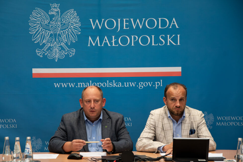 Odprawa wojewody ze służbami. Małopolska