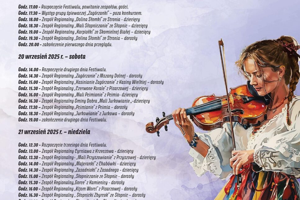 Zapraszamy na XIV Festiwal Beskidzka Podkówecka. Gmina Żegocina