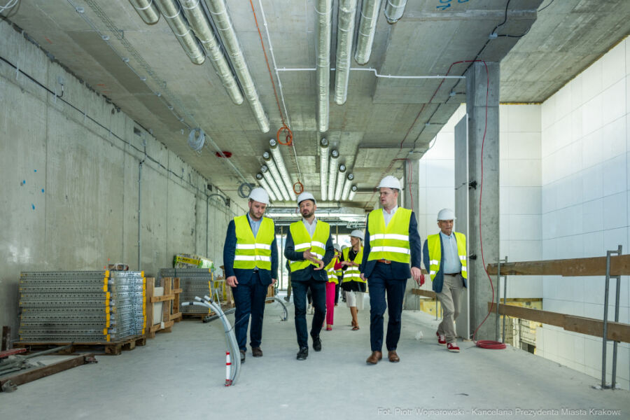 Centrum Muzyki: prezydent Aleksander Miszalski obejrzał postęp prac. Kraków