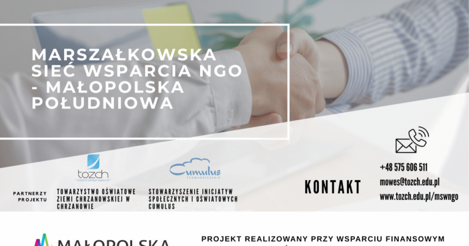 Marszałkowska Sieć Wsparcia NGO – Małopolska Południowa. Gorlice
