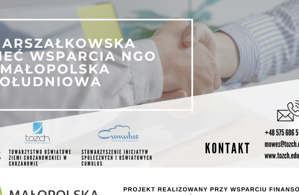 Marszałkowska Sieć Wsparcia NGO – Małopolska Południowa. Gorlice