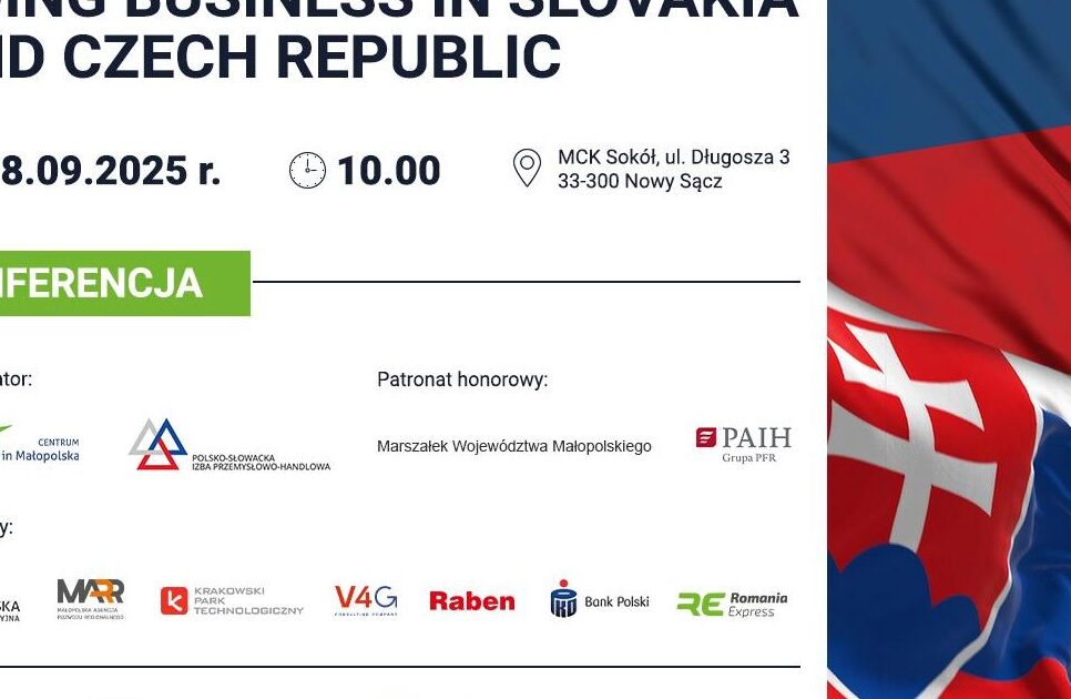 „Doing Business in Slovakia and Czech Republic” – spotkanie informacyjne. Gorlice