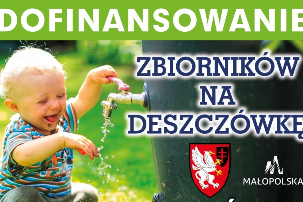 Małopolska Deszczówka 2025 – Nabór wniosków. Gmina Miechów