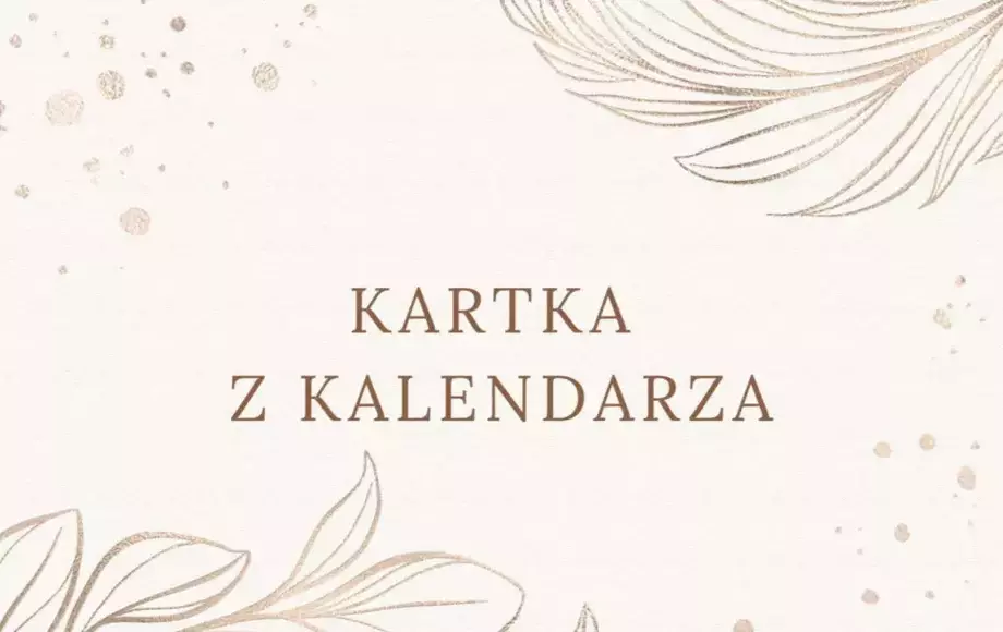 Kartka z kalendarza. Gmina Nowy Wiśnicz