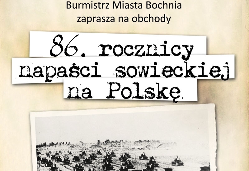 86. rocznica agresji sowieckiej na Polskę. Bochnia
