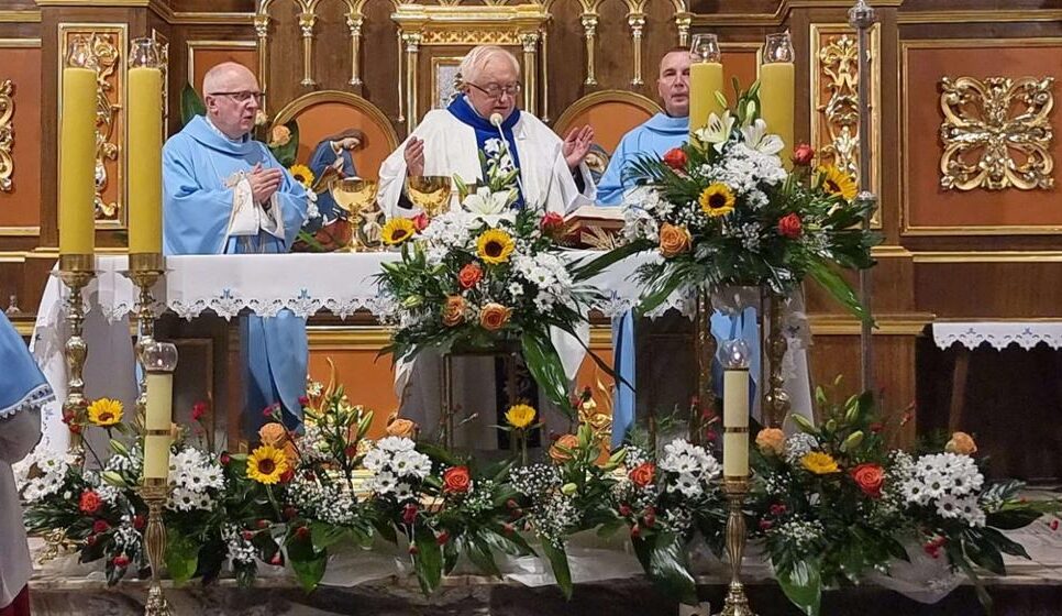 Uroczystości odpustowe w Parafii Tymbark i Jubileusz 50-lecia Kapłaństwa ks. prałata Mariana Urbańskiego. Gmina Tymbark