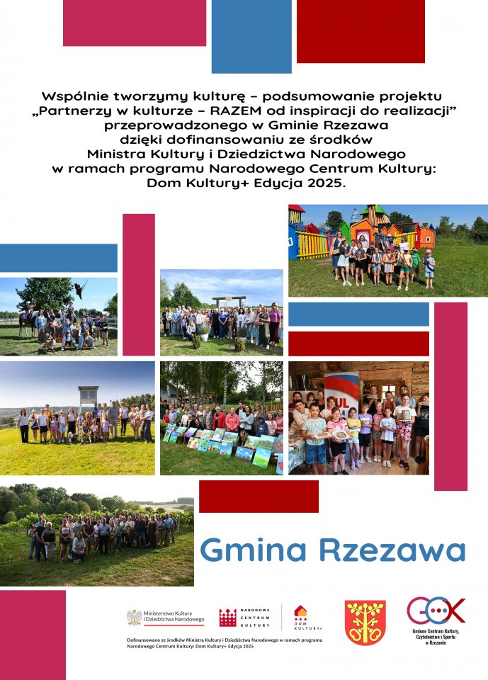 Filmowe podsumowanie projektu „Partnerzy w kulturze – RAZEM od inspiracji do realizacji”. Gmina Rzezawa