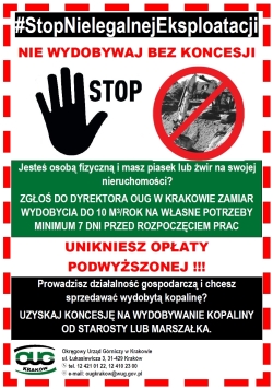 Kampania „Stop nielegalnej ekploatacji”. Gmina Czchów