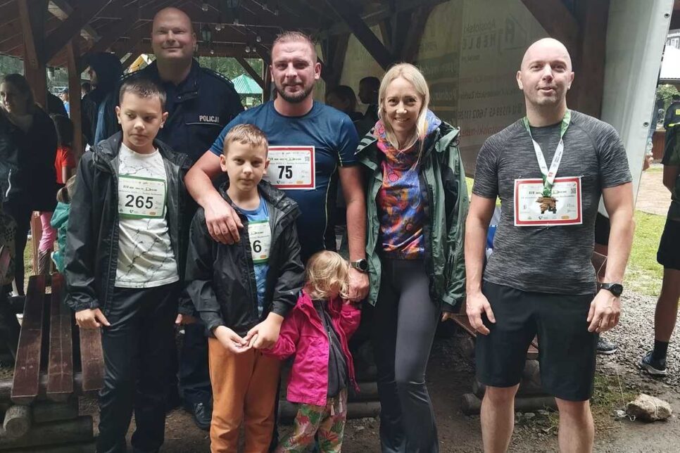 XIX EKO Bieg Po Dolinie Będkowskiej z udziałem policjantów. #Dzielnicowybliżejnas.. Kraków