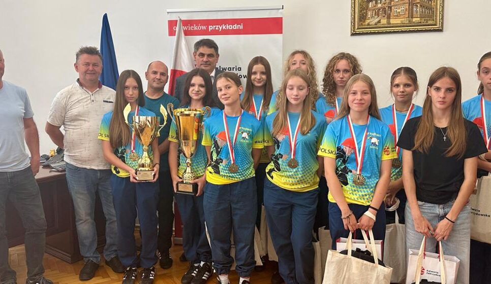 Spotkanie Burmistrza z Mistrzyniami Polski 2025. Kalwaria Zebrzydowska