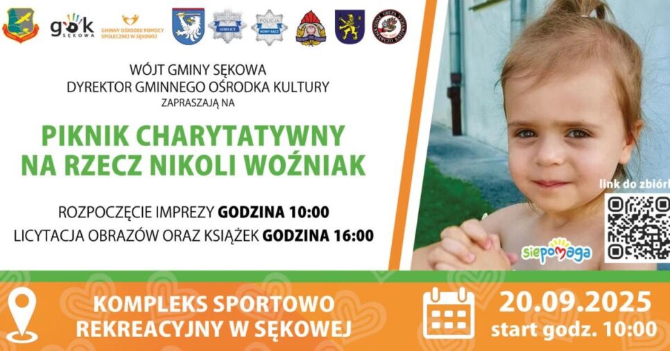 Zapraszamy na wielki piknik charytatywny na rzecz Nikoli!. Gorlice