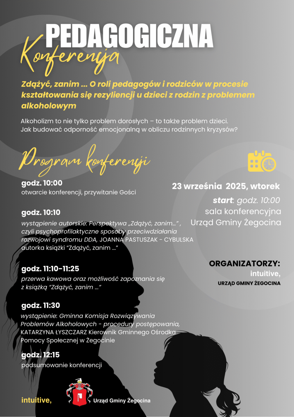 Zapraszamy na konferencję! 23.09.2025 rok. Gmina Żegocina