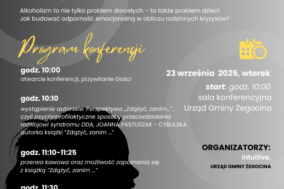 Zapraszamy na konferencję! 23.09.2025 rok. Gmina Żegocina