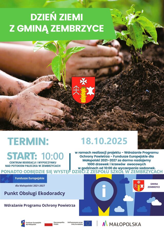 Dzień Ziemi z Gminą Zembrzyce. Zembrzyce