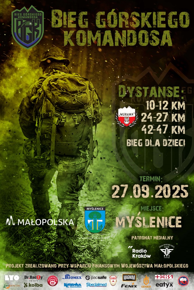 Bieg Górskiego Komandosa wraca do Myślenic. Gmina Myślenice