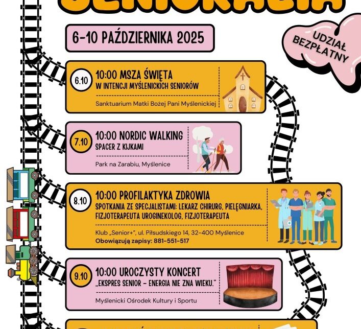 V Myślenickie Senioralia już w październiku!. Gmina Myślenice