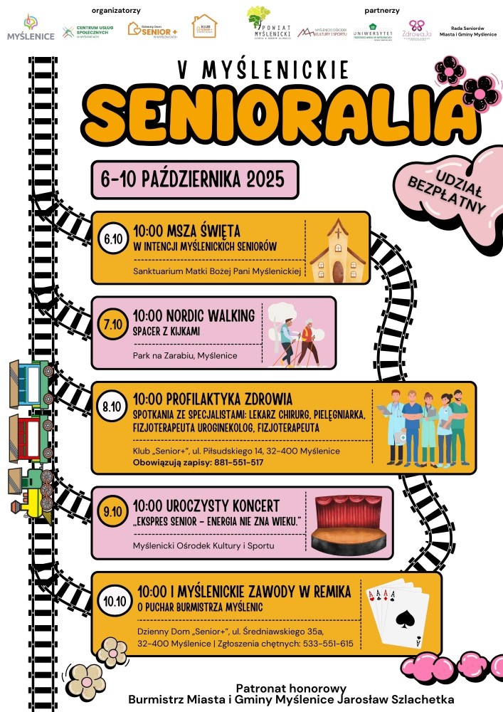 V Myślenickie Senioralia już w październiku!. Gmina Myślenice