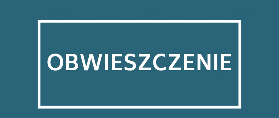 OBWIESZCZENIE  Wójta Gminy Sękowa. Gmina Sekowa