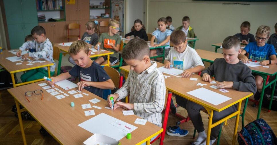 Mali odkrywcy poznają świat owadów. Gorlice