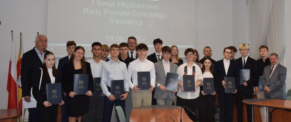 Młodzieżowa Rada Powiatu Gorlickiego II kadencji rozpoczęła działalność. Gorlice