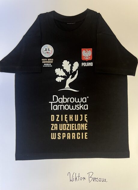 Wiktor Burzawa, najlepszy młody fighter w Polsce odwiedził Burmistrza Dąbrowy Tarnowskiej. Gmina Dąbrowa Tarnowska