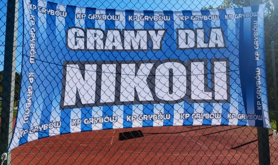 Piknik charytatywny dla Nikoli, córki funkcjonariusza Komisariatu Policji w Grybowie. Nowy Sącz