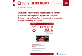 Pracownicy naszego Szpitala współtworzyli artykuł opublikowany w prestiżowym czasopiśmie Polish Heart Journal (Kardiologia Polska)!. Szpital JP2 Kraków