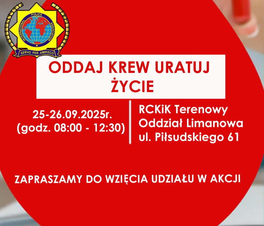 Zbiórka krwi w Limanowej – dołącz do akcji!. Limanowa