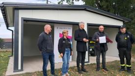 Nowy garaż dla przecieszyńskiej straży. Brzeszcze