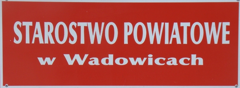 30 września br. kasa Starostwa czynna krócej!. Wadowice