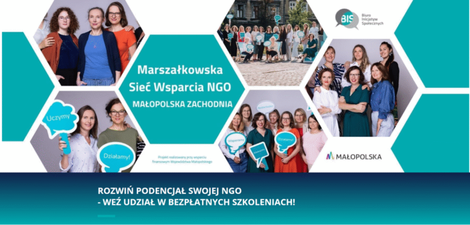 Szkolenie dla NGO i nie tylko – Marszałkowska Sieć Wsparcia w Wadowicach. Wadowice