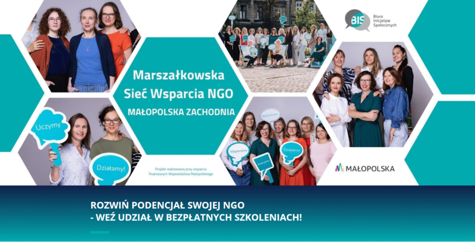 Szkolenie dla NGO i nie tylko – Marszałkowska Sieć Wsparcia w Wadowicach. Wadowice